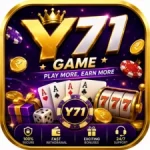 Y71 Game feature image showing secure gaming, fast withdrawals, bonuses, casino games, and mobile-friendly interface.